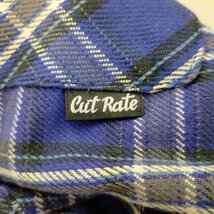 CUT RATE(カットレイト) ワンポイント刺繍チェックシャツ メンズ M 中古 古着 0950_画像6
