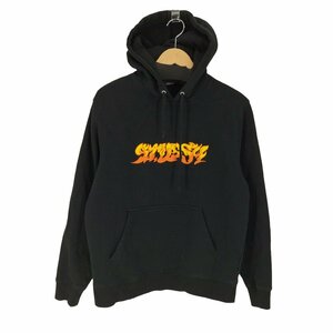 Stussy(ステューシー) 刺繍 ロゴ ファイヤーロゴ パーカー メンズ import：S 中古 古着 0409