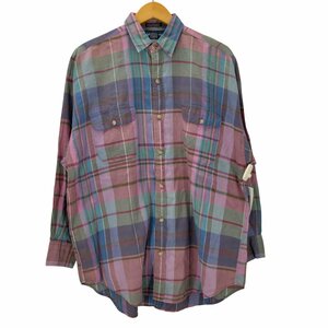 RALPH LAUREN(ラルフローレン) L/S フラップポケット チェック柄シャツ メンズ 12 中古 古着 0630