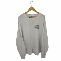 VIRGIL NORMAL(ヴァージルノーマル) クルーネック背面ビッグプリントTシャツ メンズ JPN： 中古 古着 0744_画像1