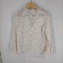 ZARA(ザラ) FEATHERED RUFFLED BLOUSE レディース JPN：S 中古 古着 0944_画像2