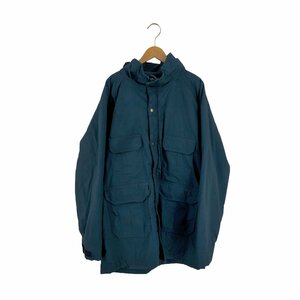 WOOLRICH(ウールリッチ) USA製 裏地チェック ナイロンコート メンズ import：L 中古 古着 0327