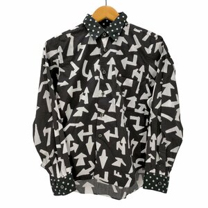 BLACK COMME des GARCONS(ブラックコムデギャルソン) 総柄長袖シャツ レディース J 中古 古着 0227