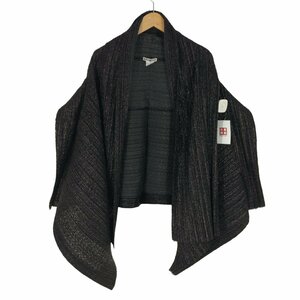 ISSEY MIYAKE(イッセイミヤケ) 変形ラメカーディガン ケープ レディース JPN：2 中古 古着 1223