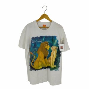 USED古着(ユーズドフルギ) 90S ムービーTシャツ コピーライト 裾袖シングルステッチ ライオン キ 中古 古着 0345