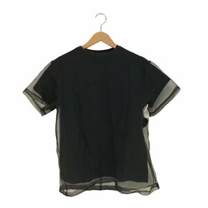 LE CIEL BLEU(ルシェルブルー) Organza Overlay Tee オーガンザ オーバーレ 中古 古着 0913