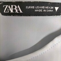 ZARA(ザラ) リブ ストレッチ ブラウス レディース import：XS 中古 古着 0949_画像6