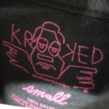 KROOKED(クルキッド) コメディアンTシャツ メンズ import：S 中古 古着 0226_画像6