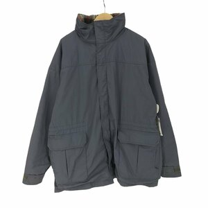 WOOLRICH(ウールリッチ) 80S USA製 紺タグ 裏地チェックブランケット 比翼 ジップアップ 中古 古着 0303