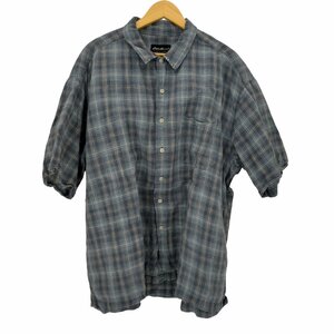 Eddie Bauer(エディーバウアー) 00S リネン混 チェック S/S シャツ メンズ JPN：X 中古 古着 0342