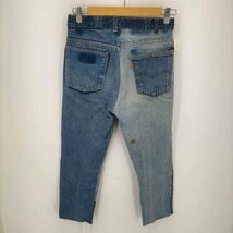 Levis(リーバイス) 90S 再構築デニムパンツ ボタン裏554刻印 オレンジタブ カットオフ加工 メ 中古 古着 0304_画像2