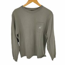 HUF(ハフ) 22AW SCRIPT POCKET LS TEE メンズ JPN：S 中古 古着 0610_画像1