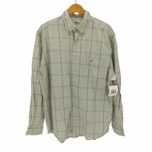 LACOSTE(ラコステ) 90-2000s ヴィンテージ ワンポイント ポケット チェック柄 L/S シ 中古 古着 0946_画像1