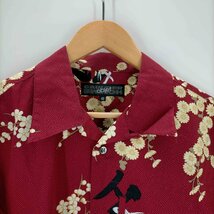 GAULTIER HOMME objet(ゴルチエオムオブジェ) 和柄 菊 オープンカラーシャツ メンズ 中古 古着 0246_画像3