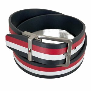 TOMMY HILFIGER(トミーヒルフィガー) ストライプレザーベルト メンズ 表記無 中古 古着 0842