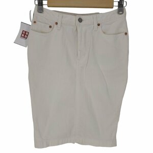 THE Shinzone(ザシンゾーン) HIGH WEAST WHITE DENIM SKIRT レディ 中古 古着 0711