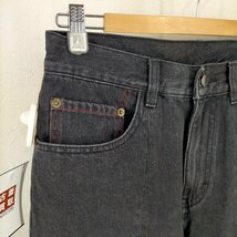 VICTIM(ヴィクティム) 21SS WASHED DENIM PANTS センタースリット デニムパン 中古 古着 0755_画像3