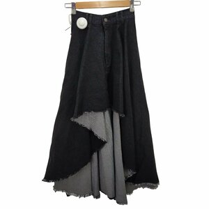 Melt the lady(メルトザレディ) medieval flare skirt デニムスカート レ 中古 古着 0845