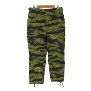 TRU SPEC(トゥルースペック) タイガーカモ リップストップ BDU カーゴ パンツ メンズ ME 中古 古着 0804