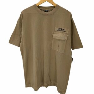 AVIREX(アヴィレックス) 胸ポケット付き Tシャツ メンズ import：XL 中古 古着 0948