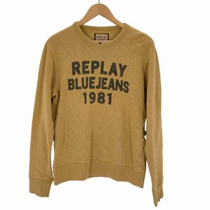 REPLAY(リプレイ) エルボーパッチ クルーネックスウェット メンズ JPN：M 中古 古着 0223