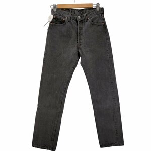 Levis(リーバイス) USA製 刻印552 501 先染め ブラックデニムパンツ メンズ W30 L 中古 古着 0426