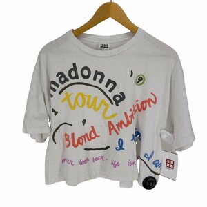 Anvil(アンビル) 90s MADE IN USA クロップド 両面プリント ツアーTシャツ @199 中古 古着 0503