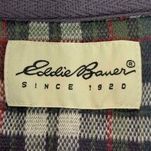 Eddie Bauer(エディーバウアー) 00S 白タグ タータンチェック 鹿の子シャツ メンズ 表記無 中古 古着 1246_画像6