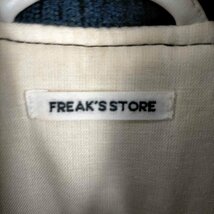 FREAKS STORE(フリークスストア) 袖レザー スタジャン レディース JPN：S 中古 古着 0743_画像6