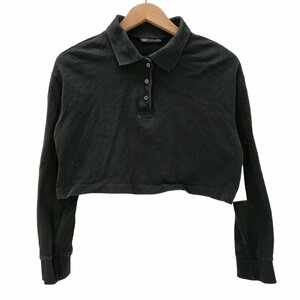 ZARA(ザラ) LONG SLEEVE POLO SHIRT レディース JPN：S 中古 古着 0408