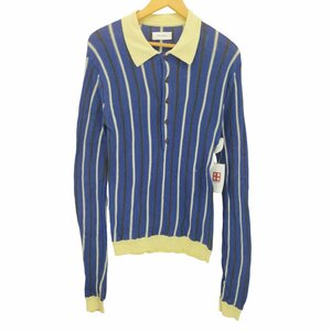 WALES BONNER(ウェールズボナー) Blue Uriah Knitted Long Sleeve 中古 古着 0323