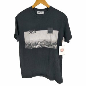 WIND AND SEA(ウィンダンシー) ×UNDER THE PALMO フロントプリント S/S T 中古 古着 0105