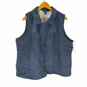 Denim&Co(デニムアンドコー) 裏地ボアコーデュロイベスト メンズ 2X 中古 古着 0104