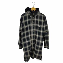 MIHARA YASUHIRO(ミハラヤスヒロ) HOODED FLANNEL BIGSHIRTS フェイ 中古 古着 0247_画像1