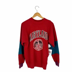 USED古着(ユーズドフルギ) 袖切替リメイクラグランスウェット MARYLAND メンズ JPN：L 中古 古着 0333