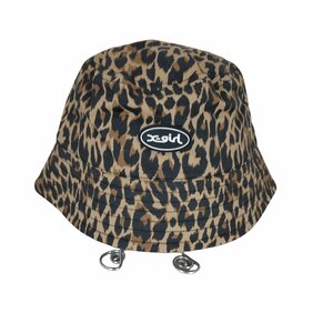 X-girl(エックスガール) 21AW OVAL Logo BUCKET HAT レディース ONE S 中古 古着 0807