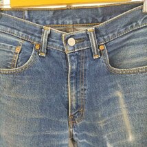 Levis(リーバイス) 505 Regular Fit ストレート デニム パンツ メンズ W32 L 中古 古着 0922_画像3