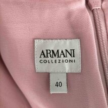 ARMANI COLLEZIONI(アルマーニコレツィオーニ) サテンワンピース レディース JPN：40 中古 古着 0227_画像6