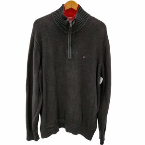 TOMMY HILFIGER(トミーヒルフィガー) ハーフジップ ドライバーズニット メンズ import 中古 古着 0747