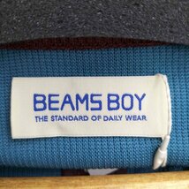 BEAMS BOY(ビームスボーイ) 22AW ラインディティール ハーフジップ プルオーバー レディース 中古 古着 0449_画像6