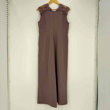 GIRL DRESS FOR NOW(ガール) ショルダーレース フロントリボン オールインワン レディー 中古 古着 0605_画像2