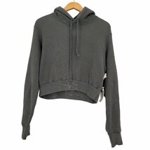 Graphpaper(グラフペーパー) Waffle Short Length Hoodie レディース 中古 古着 0626_画像1