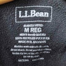 L.L.Bean(エルエルビーン) ワンポイント刺繍 ハーフジップ フリース プルオーバー ジャケット 中古 古着 0343_画像6