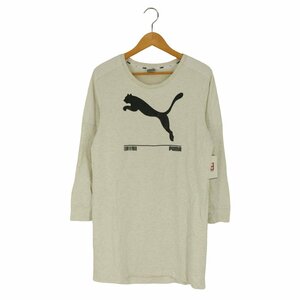 PUMA(プーマ) フロントロゴプリント クルーネックスウェットワンピース レディース import：M 中古 古着 0349