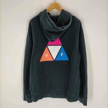 HUF(ハフ) Prism Pullover Hoodie トライアングルロゴ パーカー メンズ JPN： 中古 古着 0803_画像2