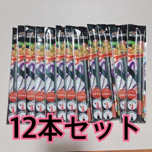 BiC 水性ペン　筆ペン　ブラウン　12本セット