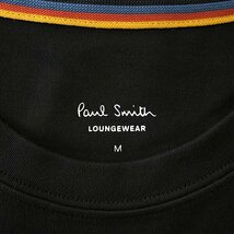 新品 ポールスミス アーティスト ストライプ ショルダー 長袖 Tシャツ M 黒 【I44030】 メンズ Paul Smith LOUNGEWEAR ロンT カットソー_画像10