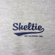 新品 シェルティークラブ 24SS 裏毛 スウェット ジップアップ パーカー M 灰 【SH1441107_97】 Sheltie Club メンズ コットン_画像7