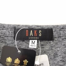 新品 ダックス ポケット 切替 ヘンリーネック カットソー L 灰 【I52100】 DAKS LONDON メンズ Tシャツ ロンT プルオーバー チェック_画像10