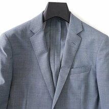 新品 スーツカンパニー SOLOTEX DRY サマー ウール スーツ A5(M) 白青 【J43790】 NR05 170-6D THE SUIT COMPANY メンズ セットアップ_画像4